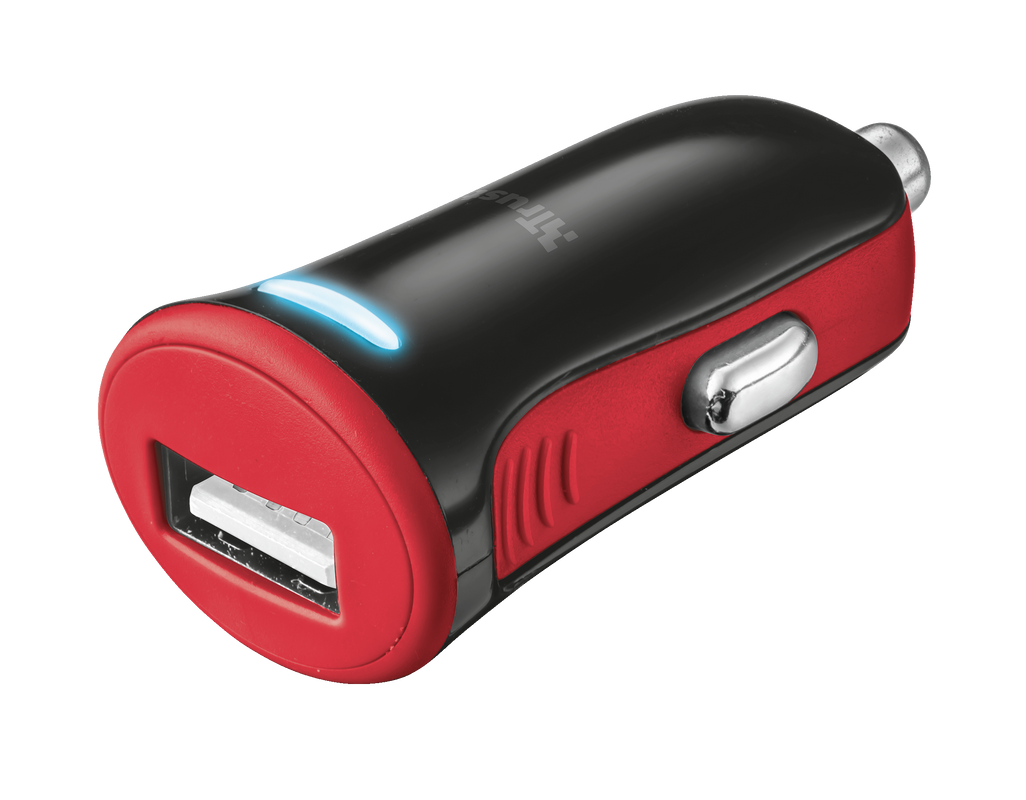 5W Car Charger - red-Visual