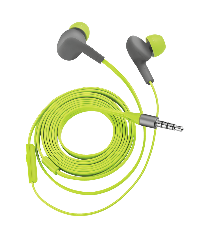 Aurus Waterproof In-ear Headphones - lime green-Visual