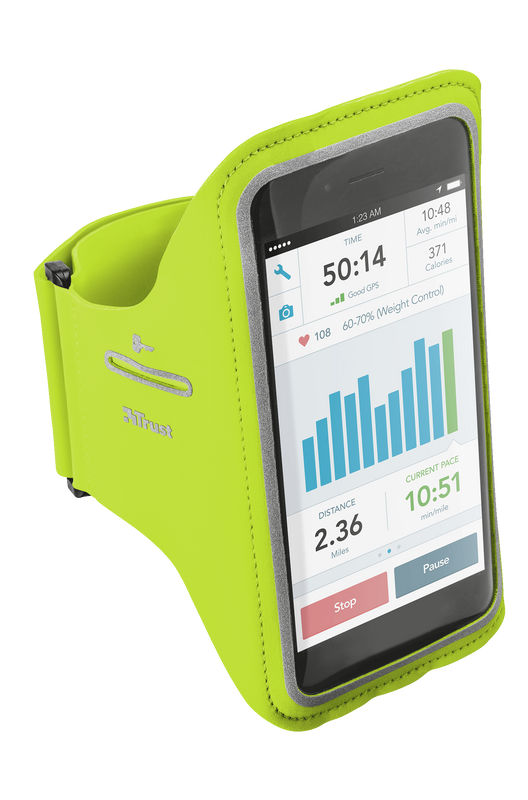 Bracus Sports Arm Band for iPhone6/6S Plus - lime green-Visual