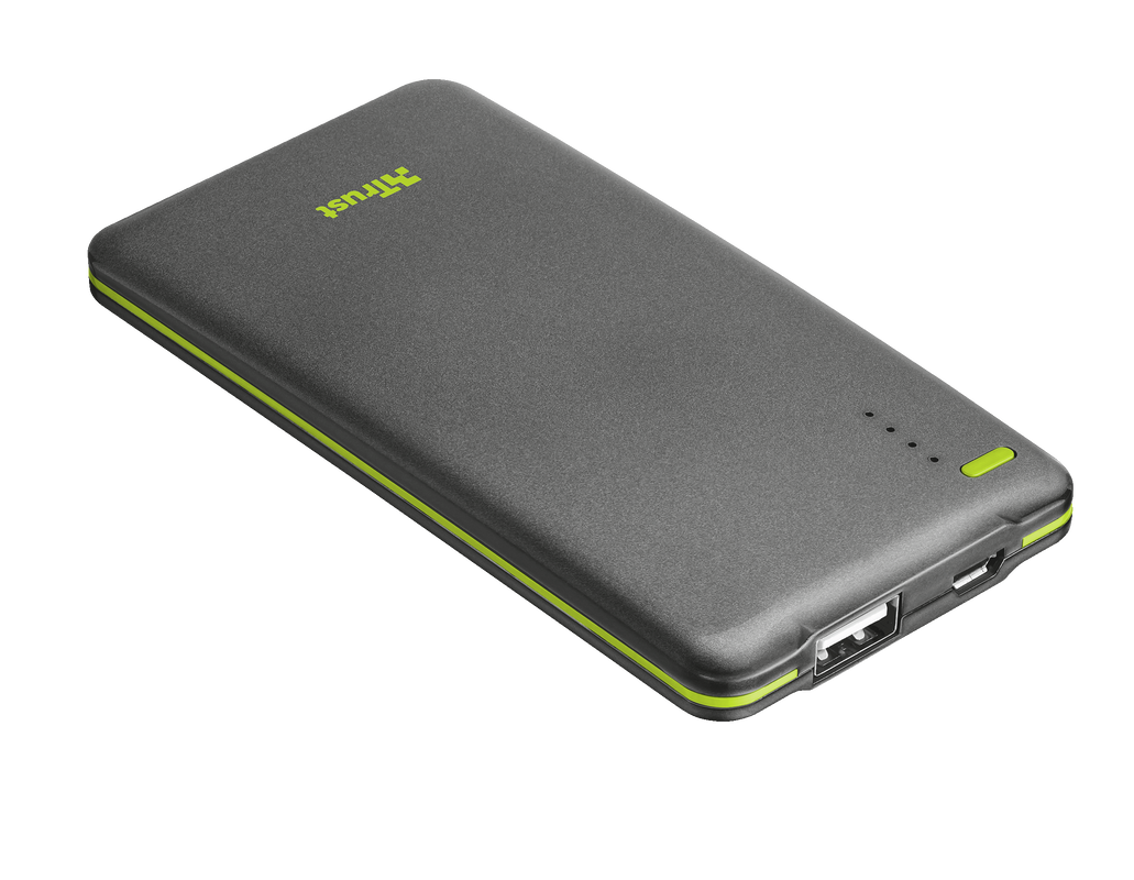 PowerBank 4000T Thin Portable Charger - grey-Visual