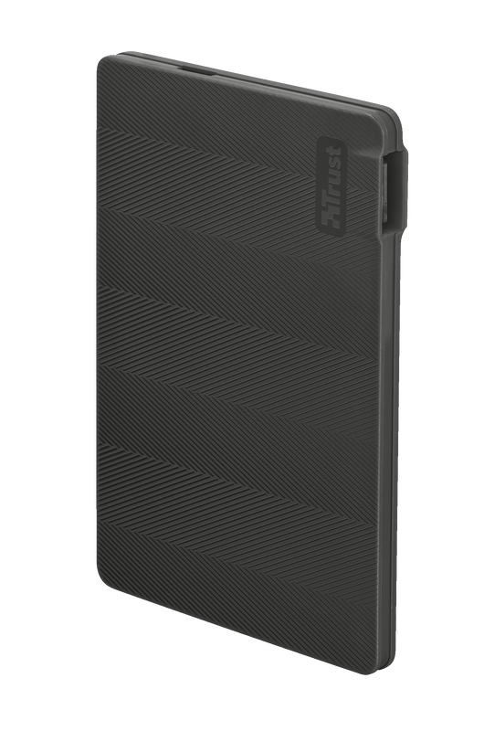 PowerBank 2200T Ultra-thin Portable Charger – black pattern-Visual