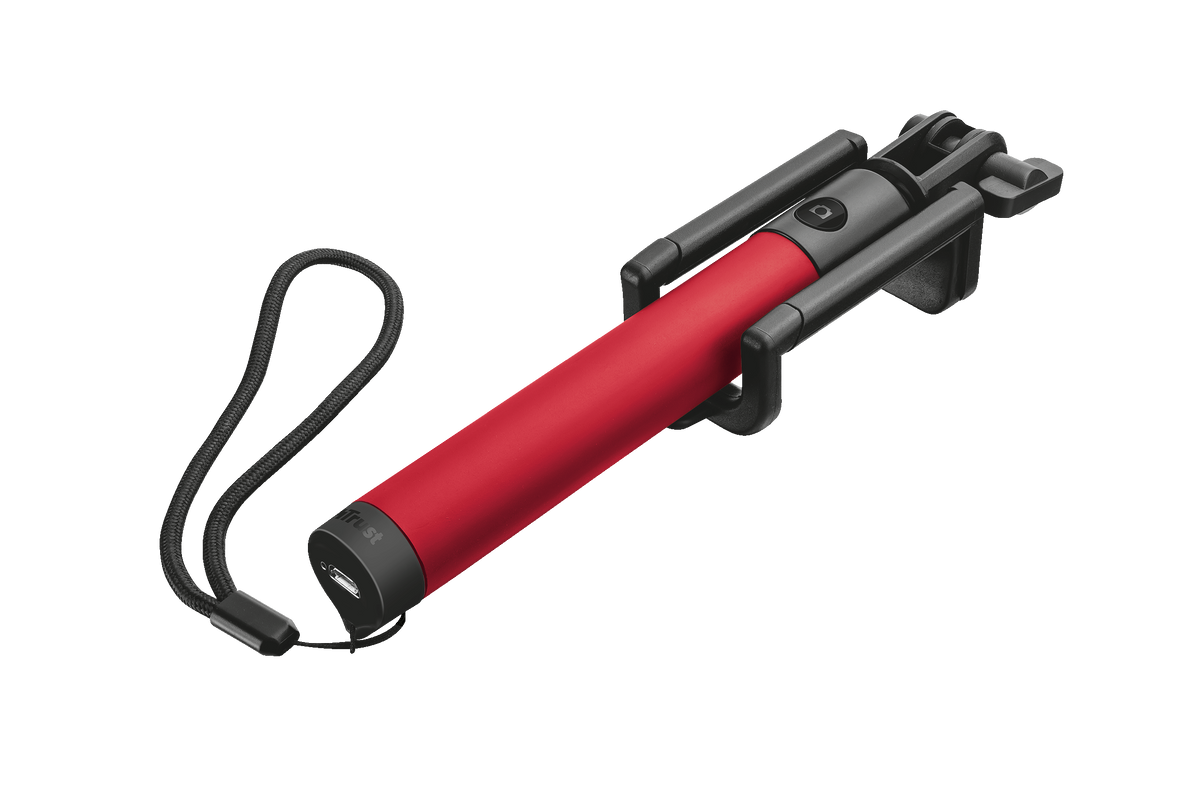 Bluetooth Foldable Selfie Stick - red-Visual