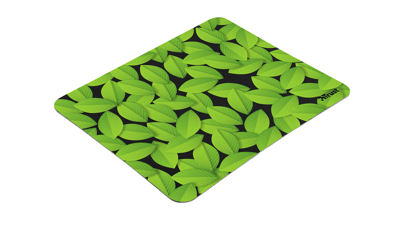Eco-friendly Mouse Pad - green leaves-Visual