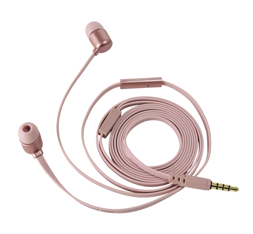 Duga In-Ear Headphones - rose gold-Visual