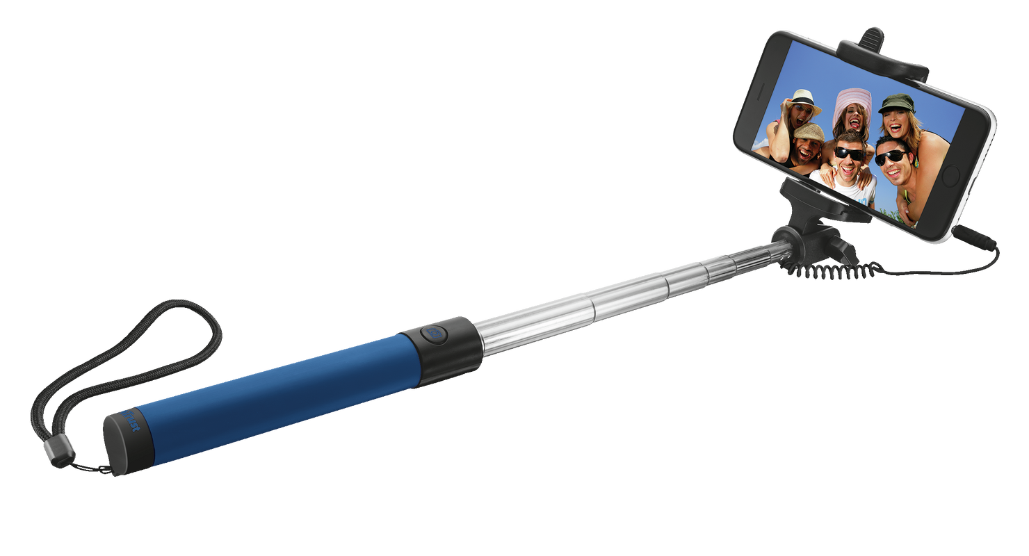 Foldable Selfie Stick - blue-Visual