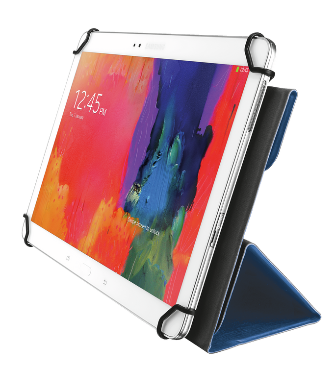 Aexxo Universal Folio Case for 10.1" tablets - blue-Visual