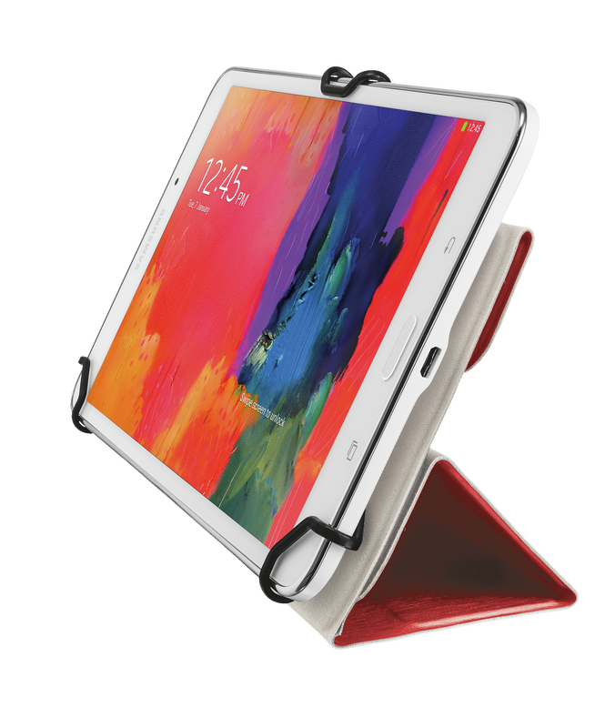 Aexxo Universal Folio Case for 9.7" tablets - red-Visual