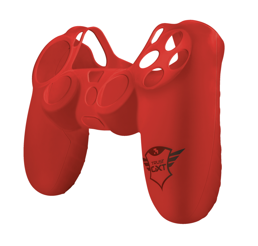 GXT 744R Rubber Skin for PS4 controllers - red-Visual