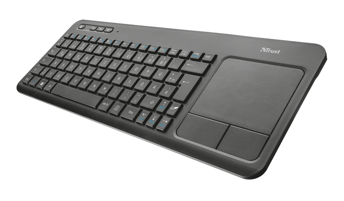 All-in-One Multimedia Keyboard with Touchpad-Visual