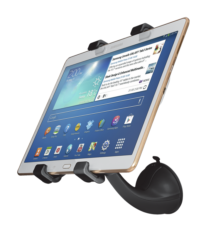 Ziva Suction Cup Mount Car Holder for 7-11" tablets-Visual
