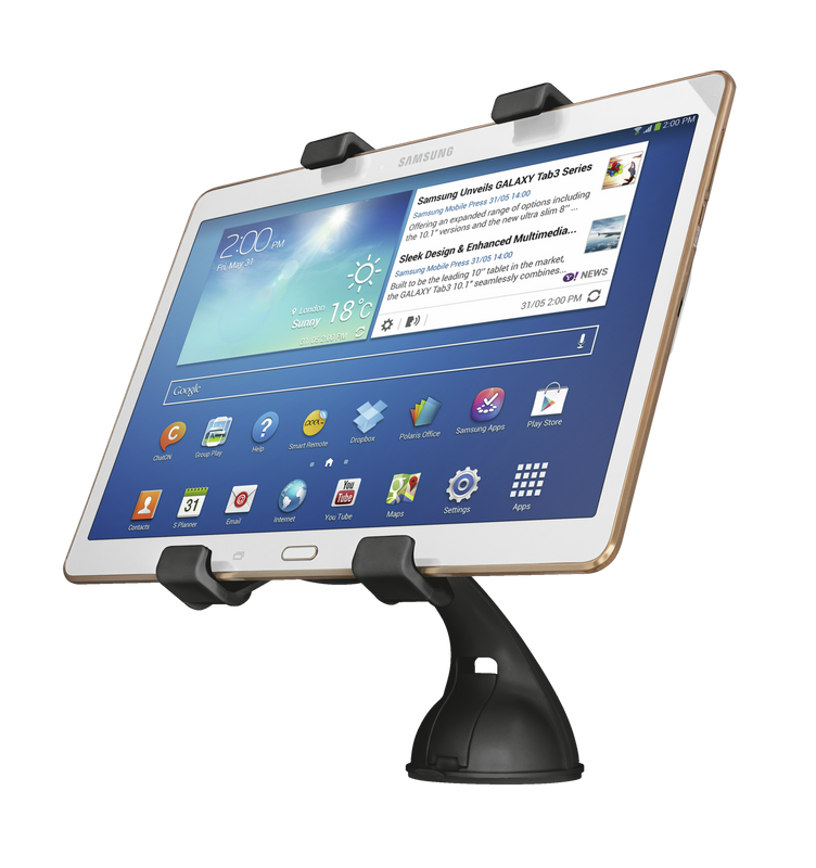 Ziva Suction Cup Mount Car Holder for 7-11" tablets-Visual