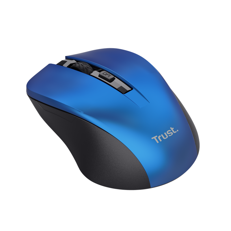 Mydo Silent Click Wireless Mouse - blue-Visual