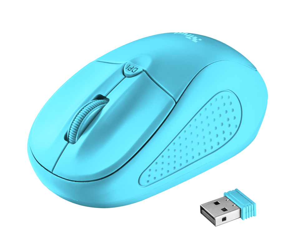 Primo Wireless Mouse - neon blue-Visual