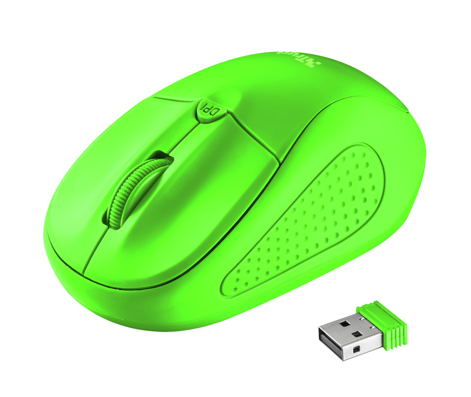 Primo Wireless Mouse - neon green-Visual