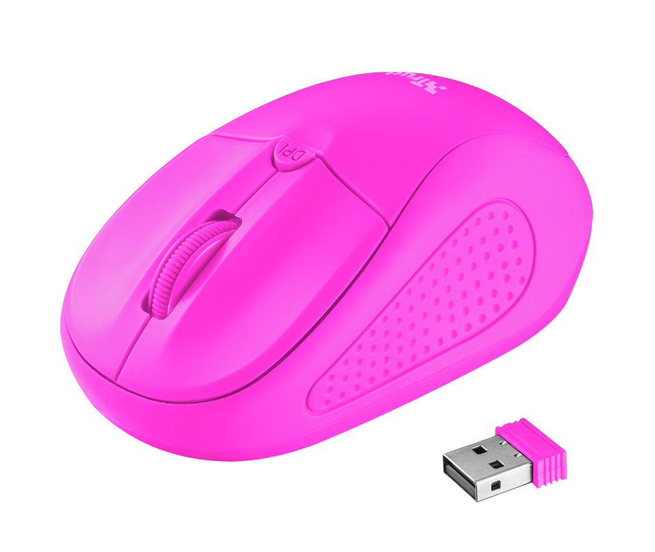Primo Wireless Mouse - neon pink-Visual