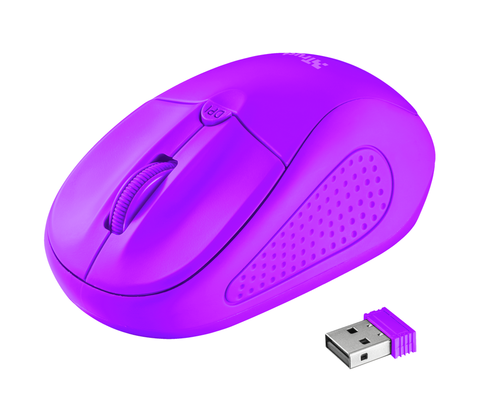 Primo Wireless Mouse - neon purple-Visual