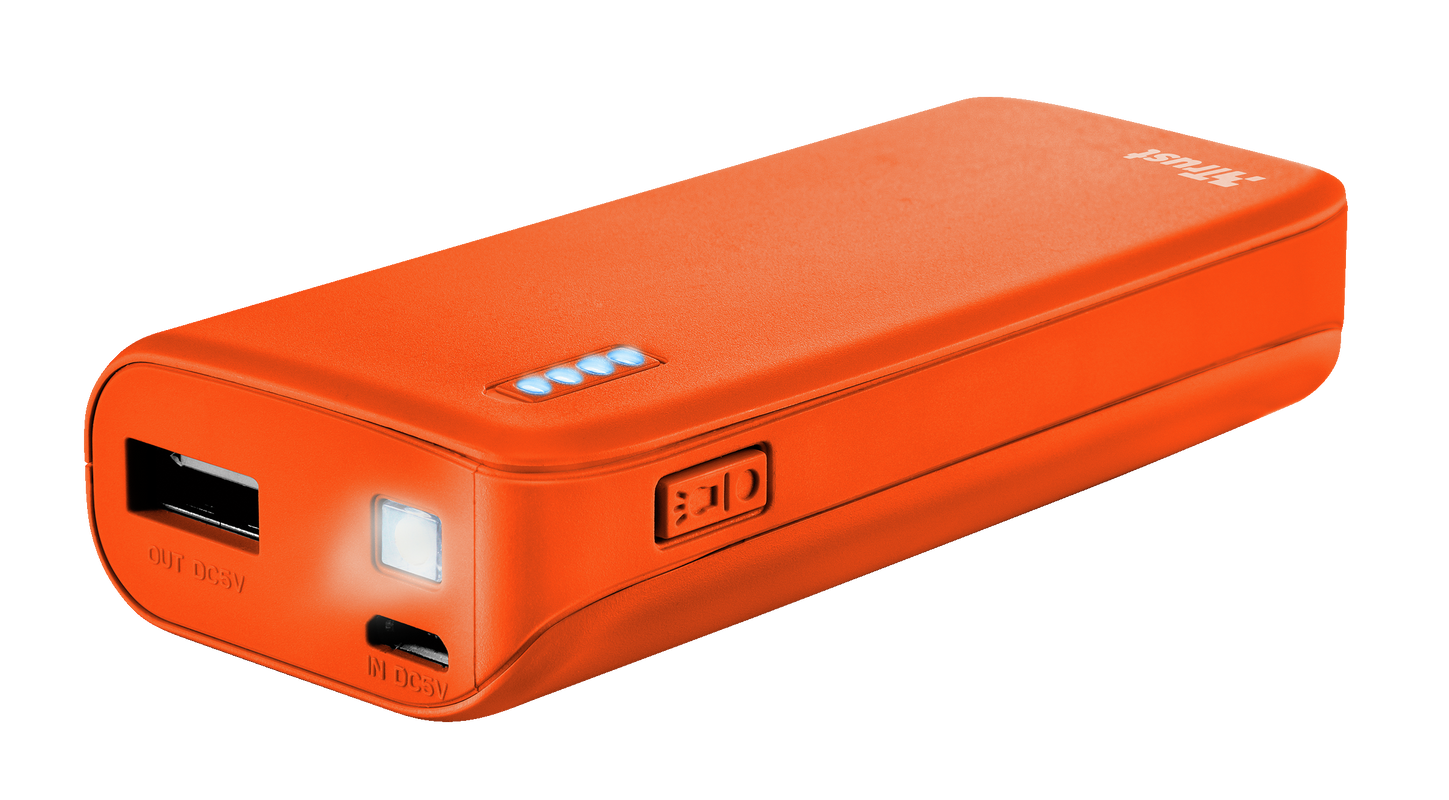 Primo PowerBank 4400 - neon orange-Visual