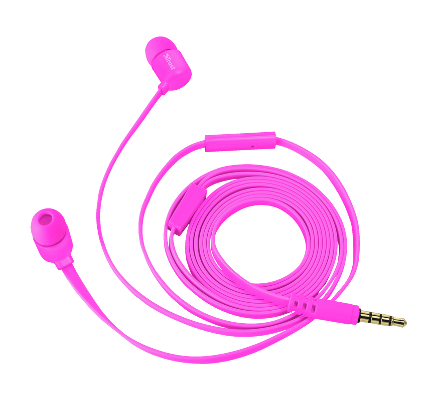 Duga In-Ear Headphones - neon pink-Visual