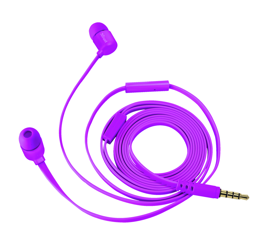 Duga In-Ear Headphones - neon purple-Visual