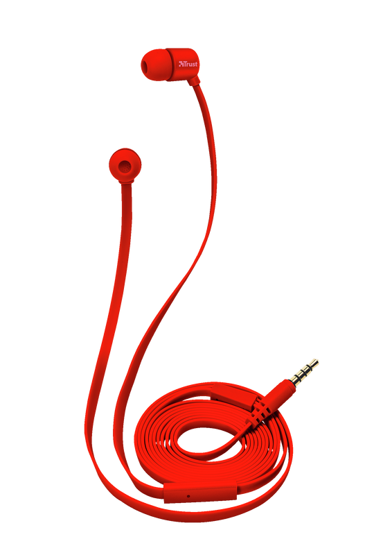 Duga In-Ear Headphones - full red-Visual
