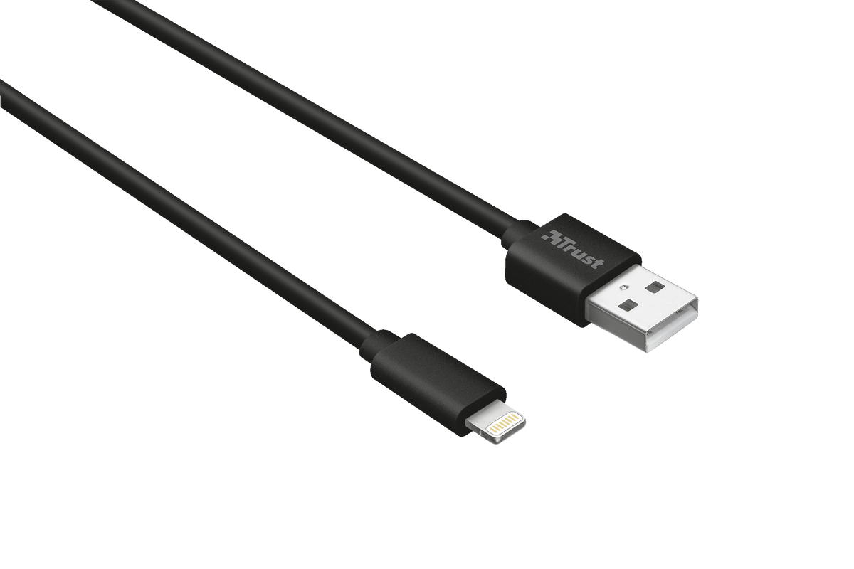 Lightning Cable 2m - black-Visual