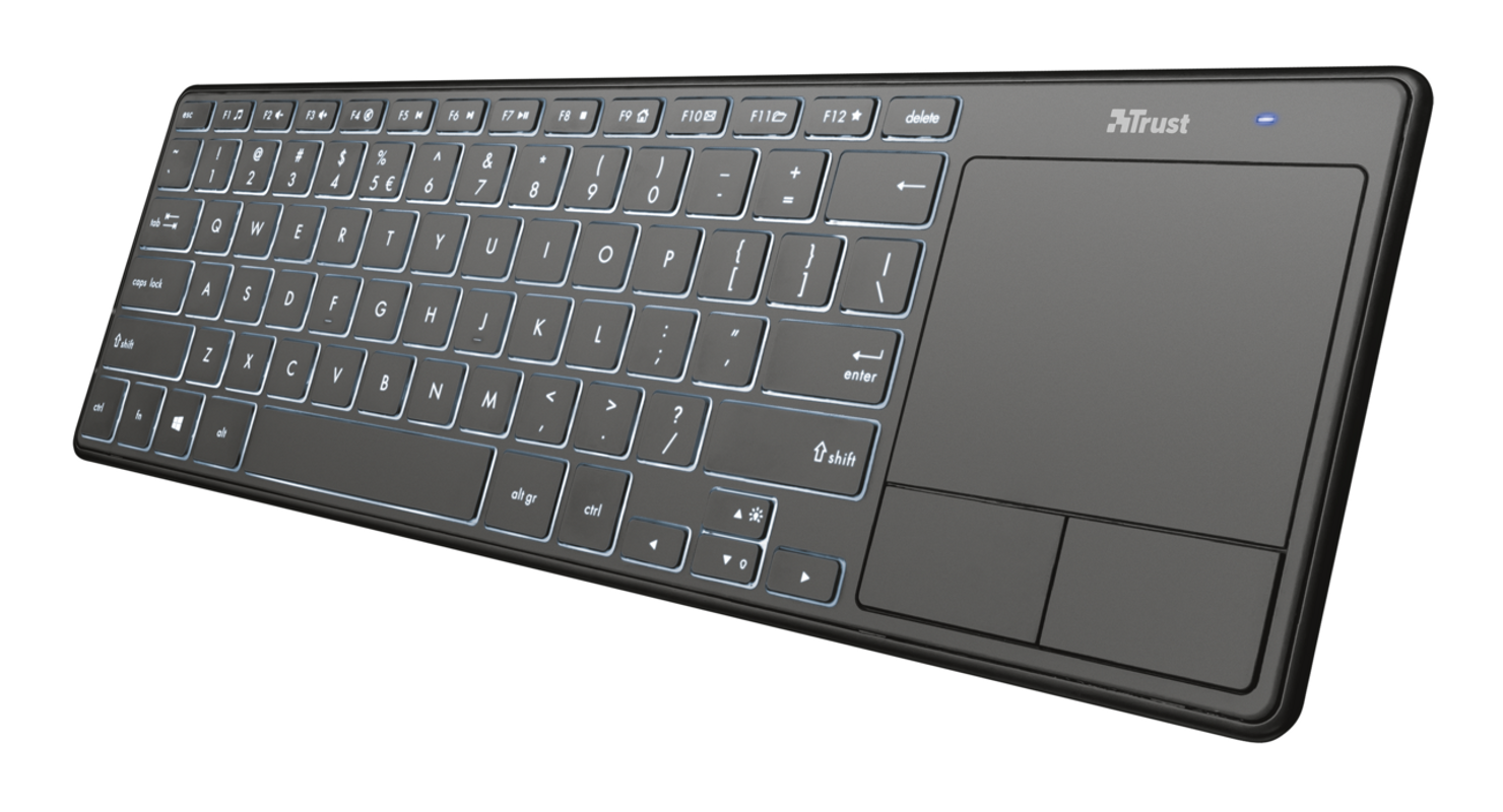 Theza Wireless Keyboard with touchpad-Visual
