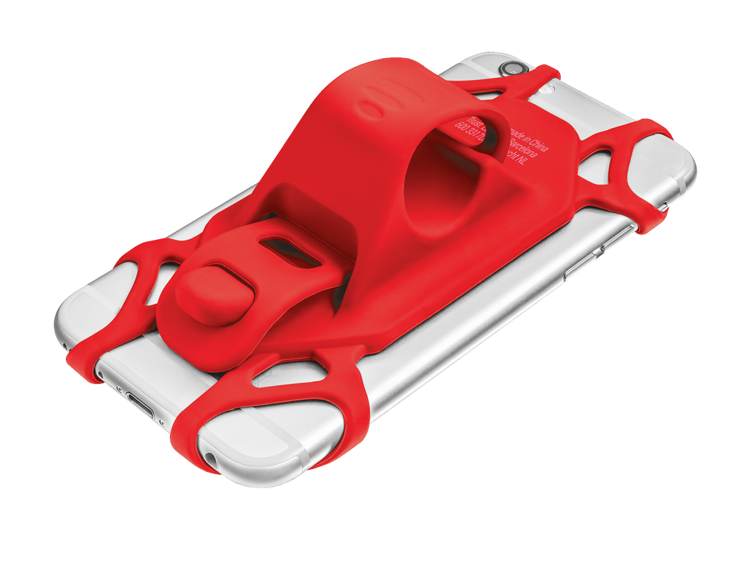 Bari Flexible Phone holder for bikes - red-Visual