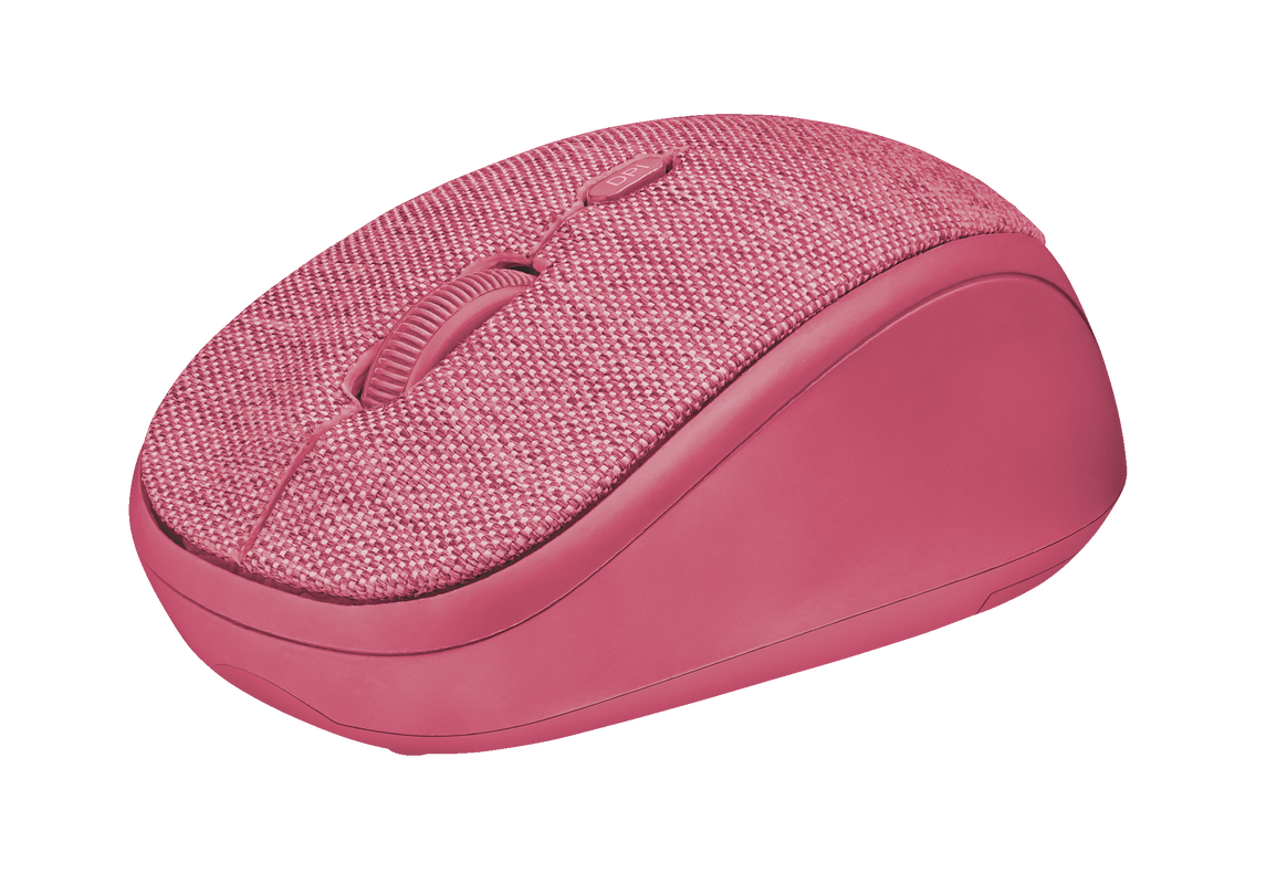 Yvi Fabric Wireless Mouse - pink-Visual