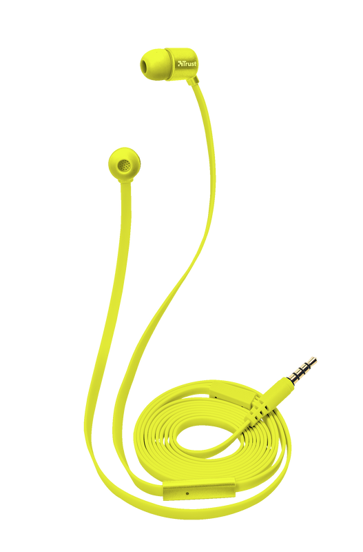 Duga In-Ear Headphones - neon yellow-Visual