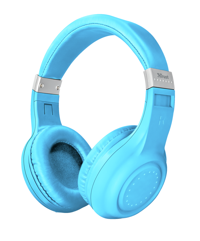Dura Bluetooth wireless headphones - neon blue-Visual