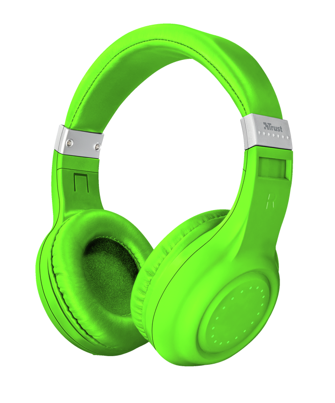 Dura Bluetooth wireless headphones - neon green-Visual