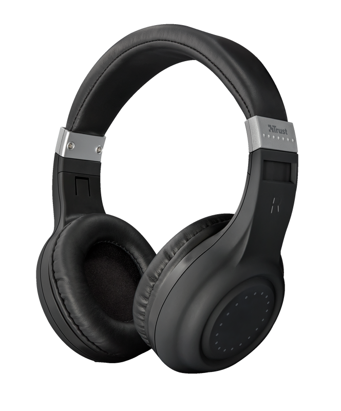 Dura Bluetooth wireless headphones - black-Visual