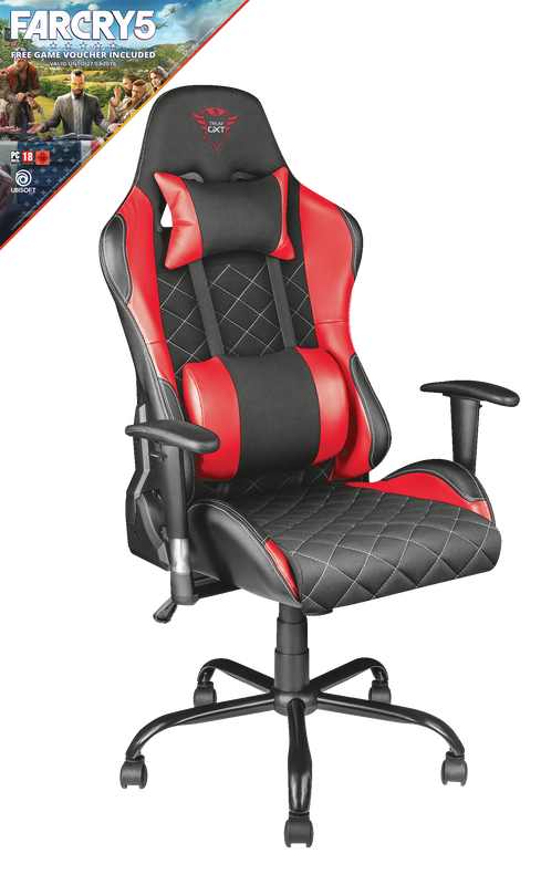 GXT 707R Resto Gaming Chair - red including Far Cry 5-Visual