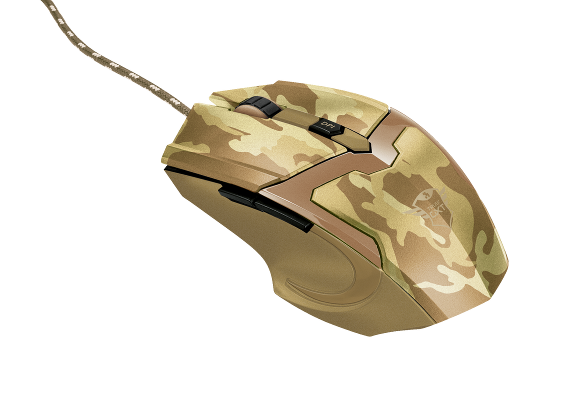 GXT 101D GAV Gaming Mouse - camo brown-Visual