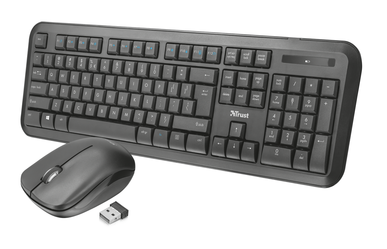Nova Wireless Keyboard with mouse-Visual