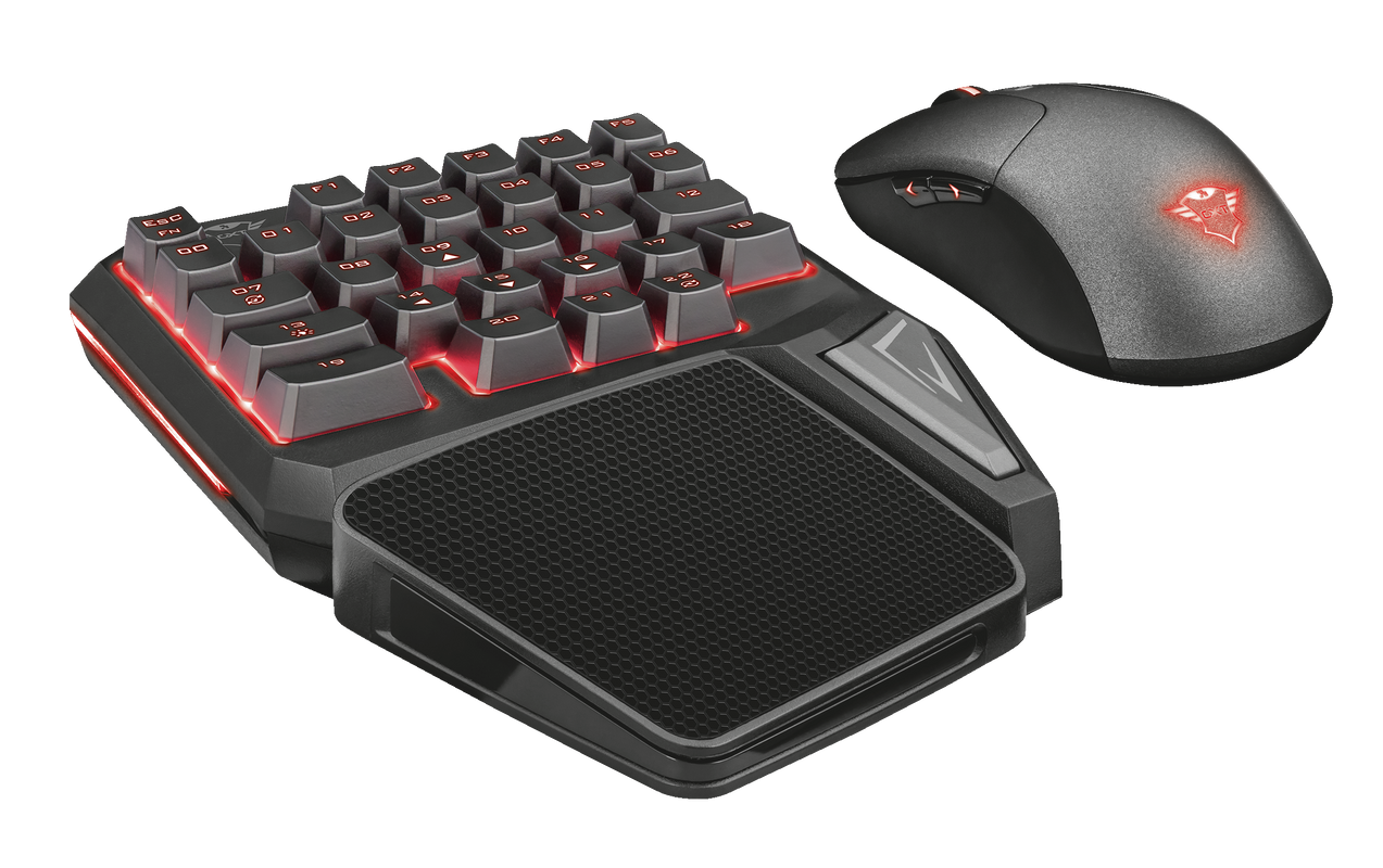 GXT 888 Assa One Handed Gaming Keyboard-Visual