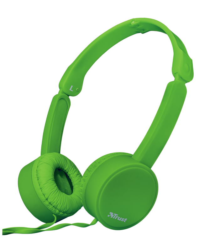 Nano Foldable Headphones - green-Visual