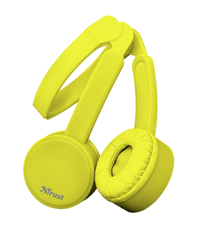 Nano Foldable Headphones - yellow-Visual