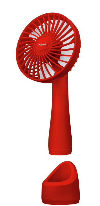 Ventu-Go Portable Cooling Fan – red-Visual