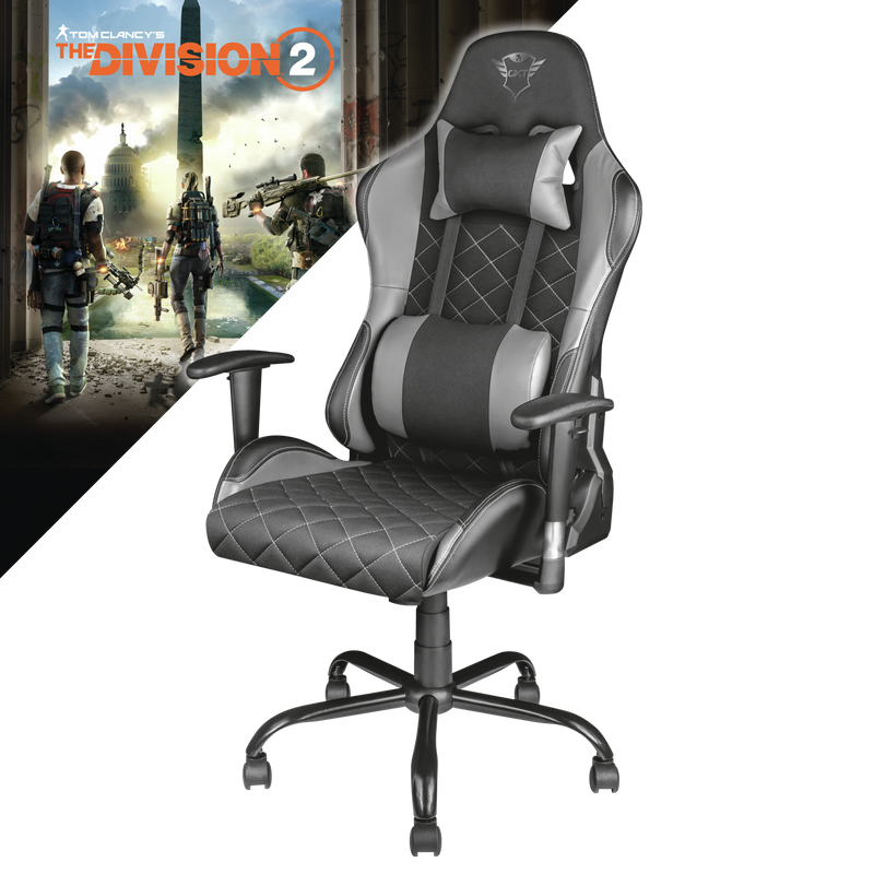 GXT 707G Resto Gaming Chair - grey + The Division 2-Visual