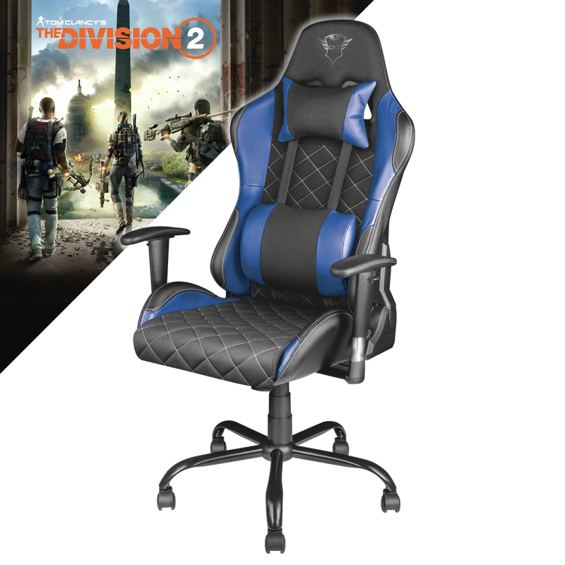 GXT 707B Resto Gaming Chair - blue + The Division 2-Visual