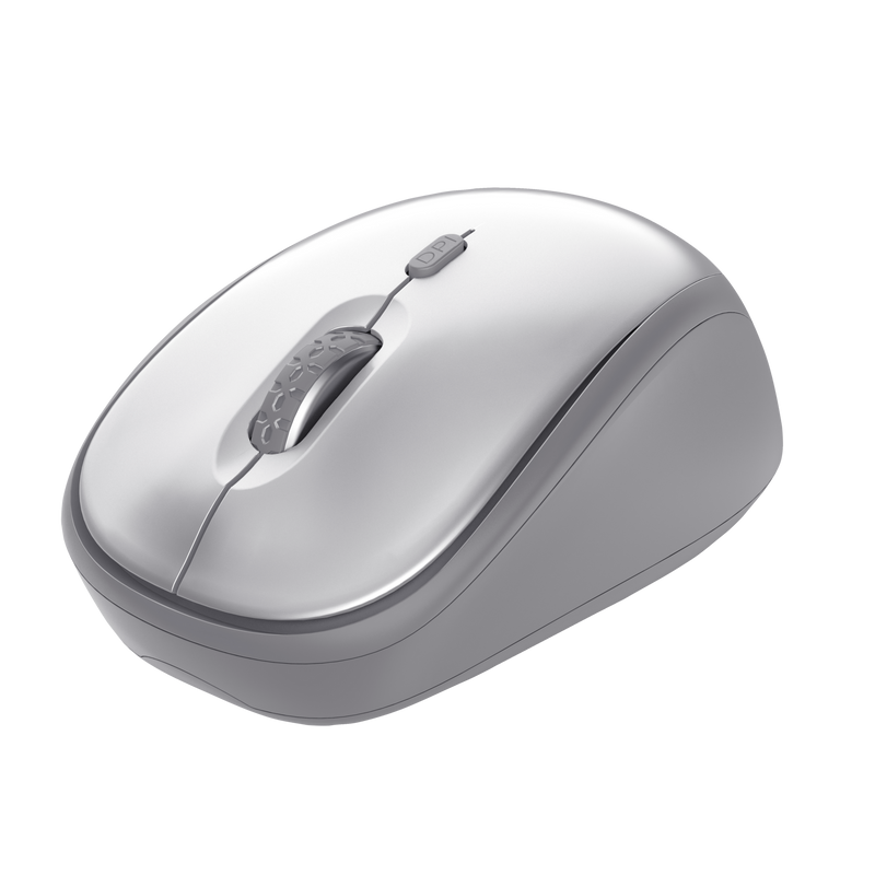 Yvi Wireless Mouse - white-Visual