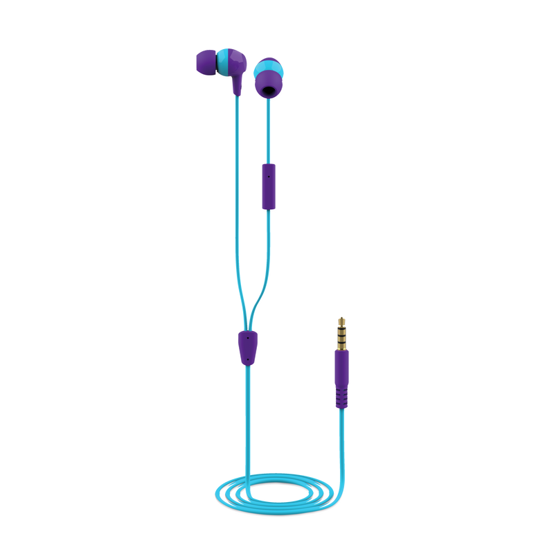 Buddi Kids In-Ear Headphones- purple-Visual