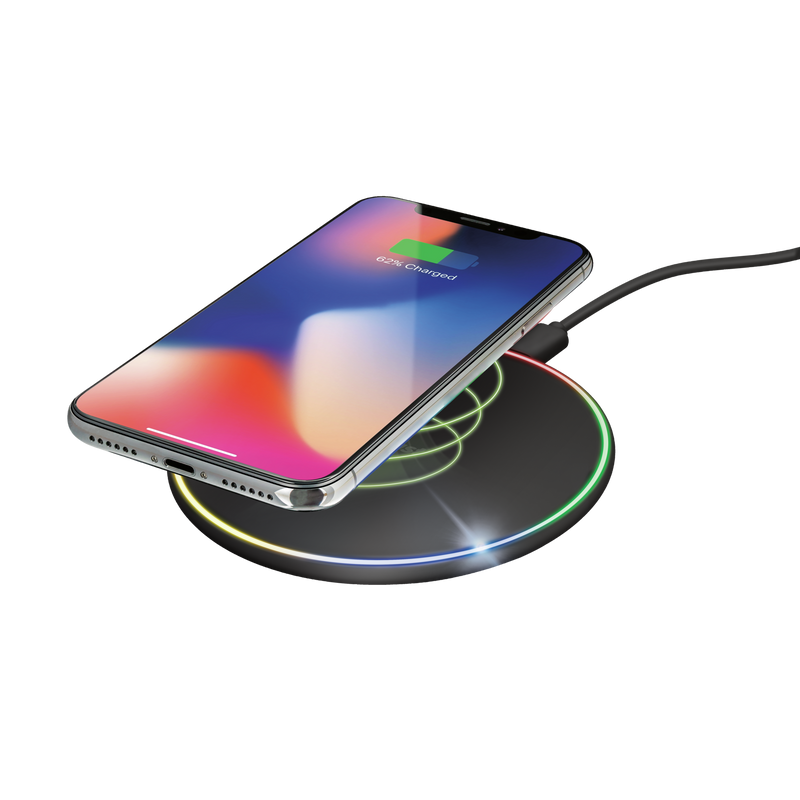 Lumo10 RGB Fast Wireless Charger 7.5W/10W for smartphones-Visual