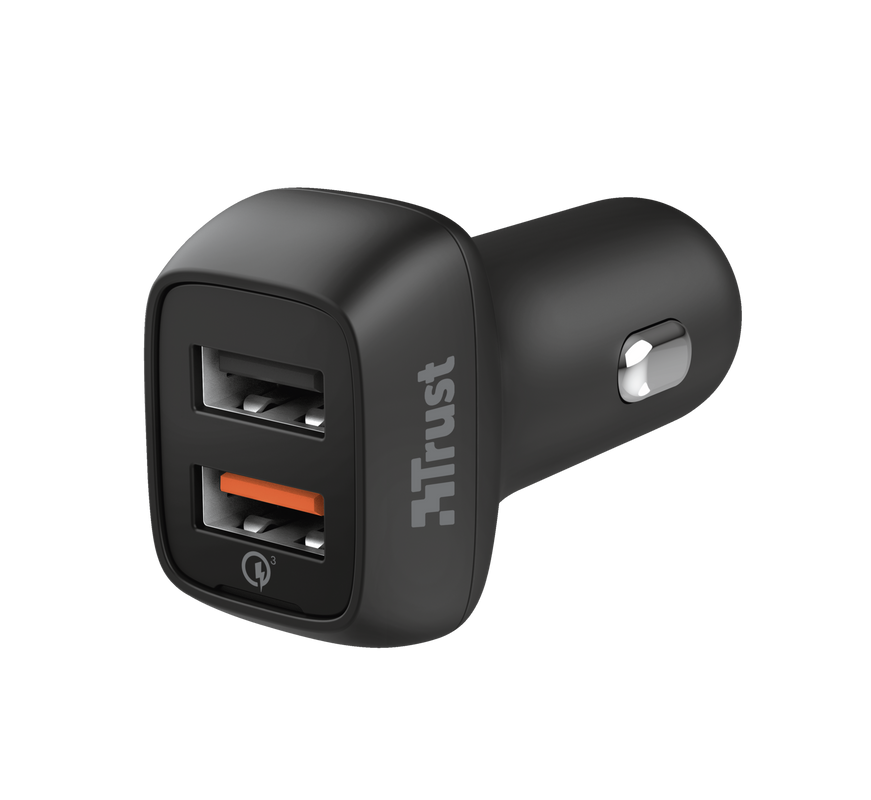 Qmax 30W Ultra-Fast Dual USB Car Charger with QC3.0-Visual
