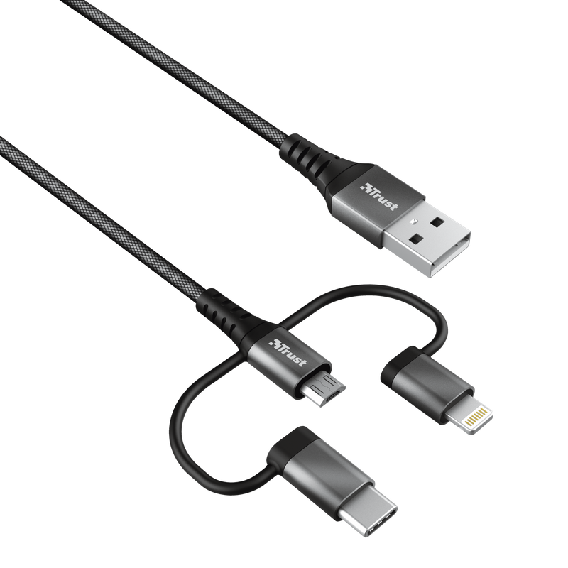 Keyla Extra-Strong 3-In-1 USB Cable 1m-Visual
