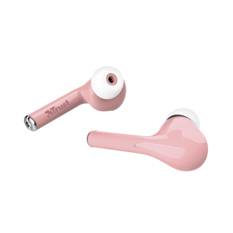 Nika Touch Bluetooth Wireless Earphones - pink-Visual