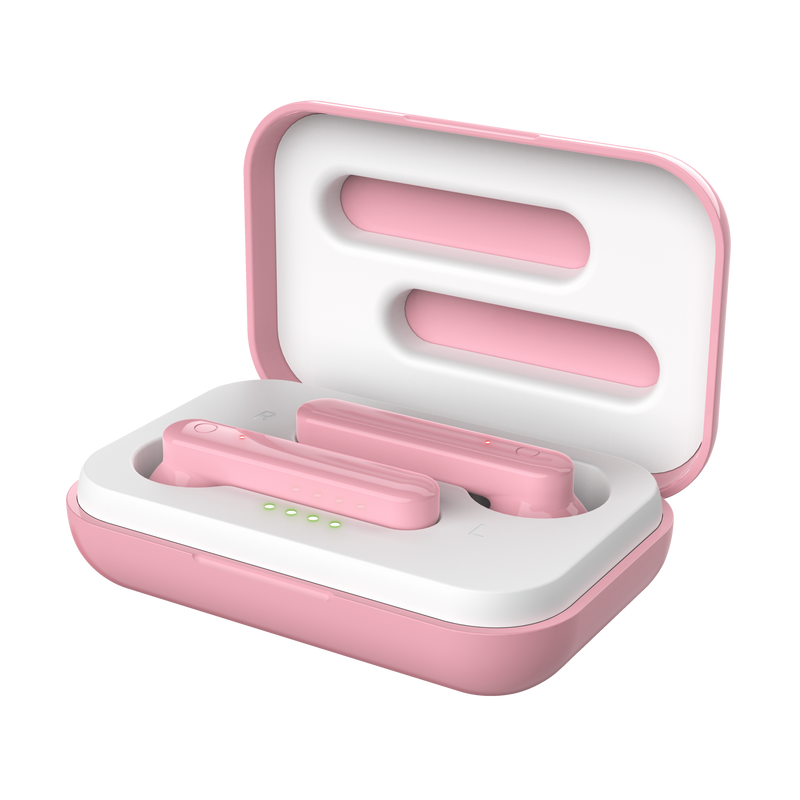 Primo Touch Bluetooth Wireless Earphones - pink-Visual