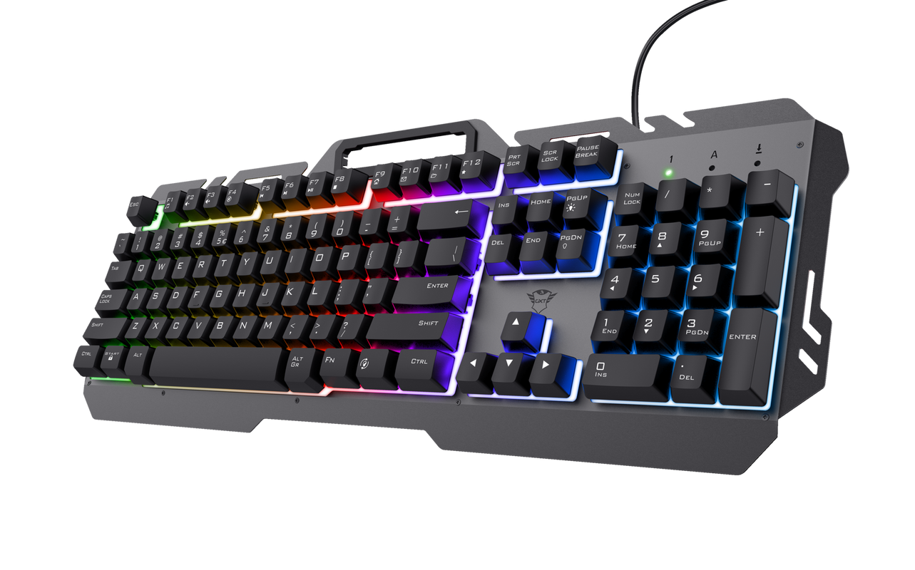GXT 853 Esca Metal Rainbow Gaming Keyboard-Visual