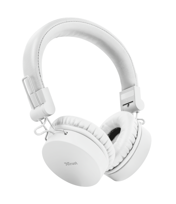 Tones Bluetooth Wireless Headphones - white-Visual